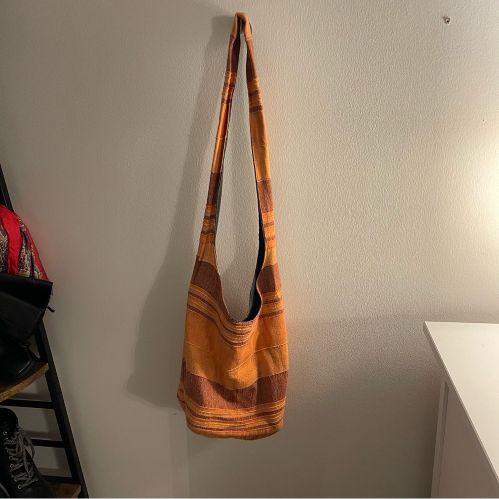 Hippie Sack Orange Stripes